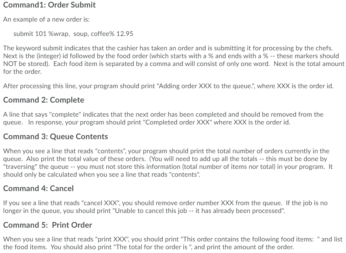 Tim Horton's Order Simulator You have been | Chegg.com