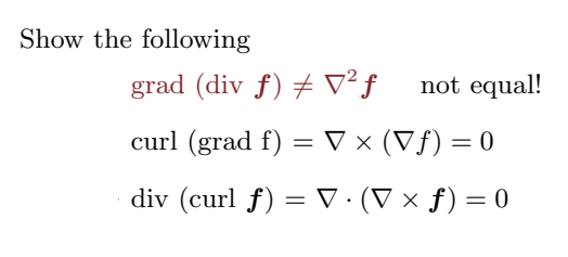 Solved Show the following for vector analysis (i) grad (div | Chegg.com