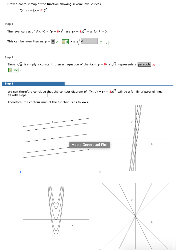 Draw A Contour Map Of The Function Showing Several Chegg Com