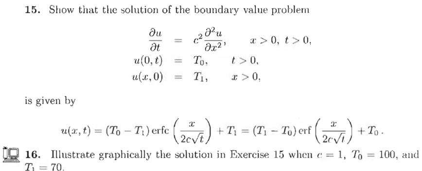 Solved 15. Show that the solution of the boundary value | Chegg.com