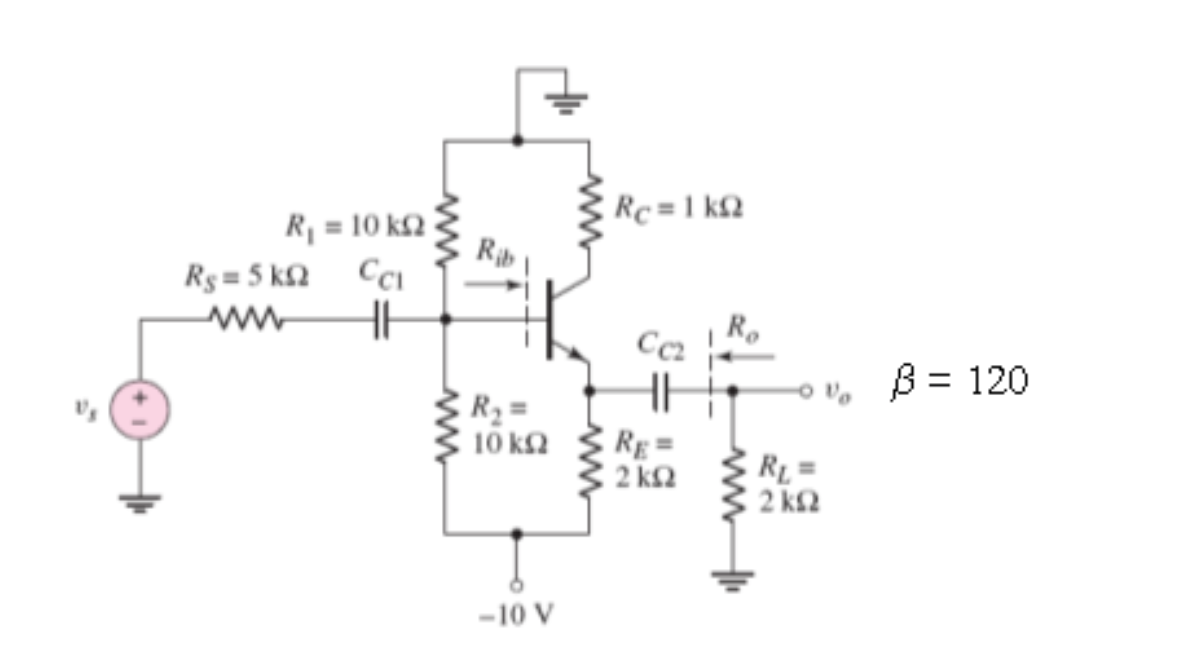 Solved For the following circuits determine a) IBQ, ICQ, | Chegg.com