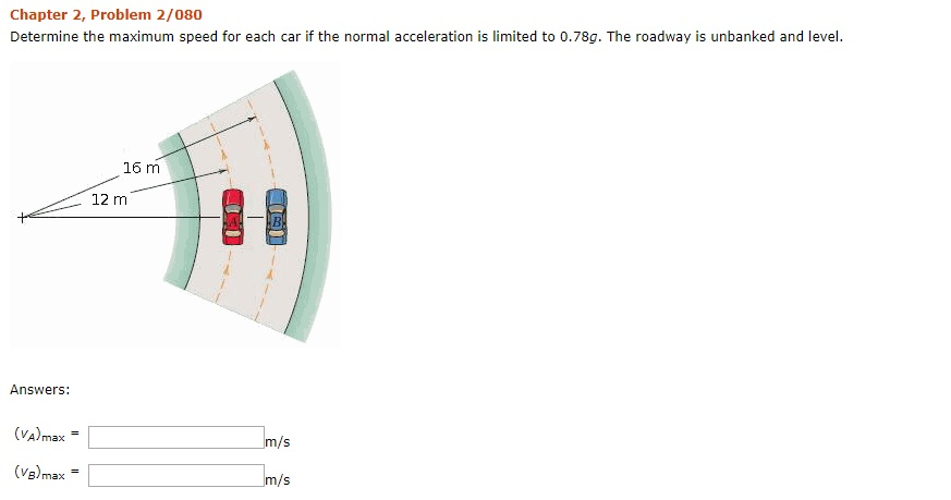 Solved Chapter 2, Problem 2/080 Determine The Maximum Speed | Chegg.com