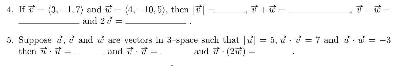 Solved 4 10 5 Then V U 4 If U 3 1 7 And Chegg Com