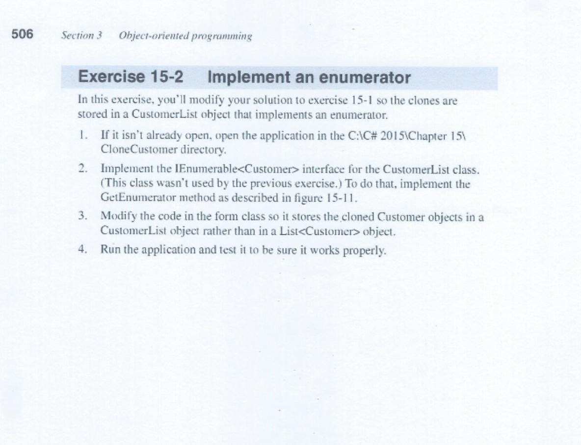 Solved Chapter 15 How to work with interfaces and generics | Chegg.com