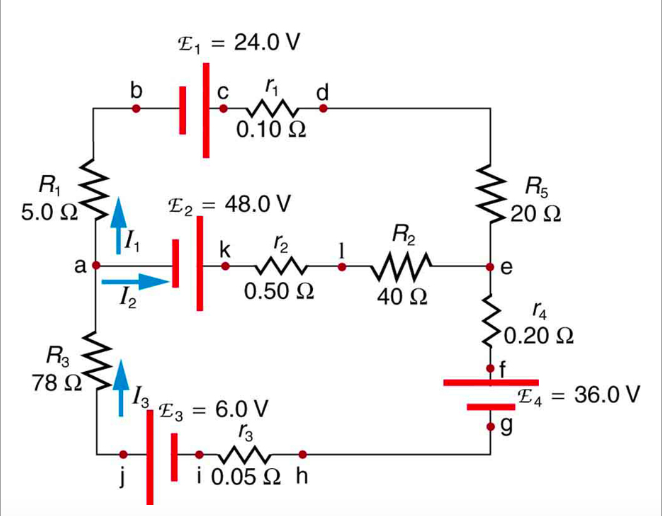 Solved A Consider The Loop Going From A K L Chegg Com