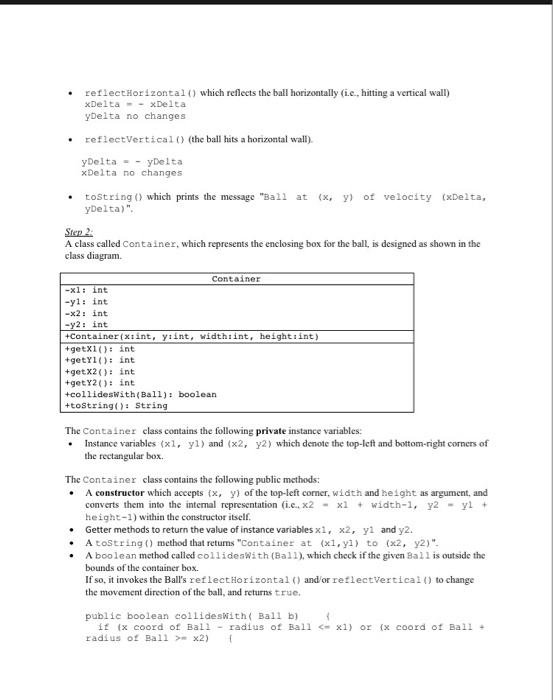 Solved This lab test, you will be implementing two Java | Chegg.com