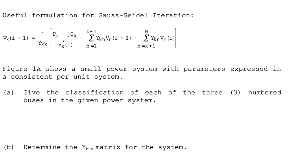 Bus 1 Bus 2 Question 2a J0 01pu P 2 1 J0 01pu Chegg Com