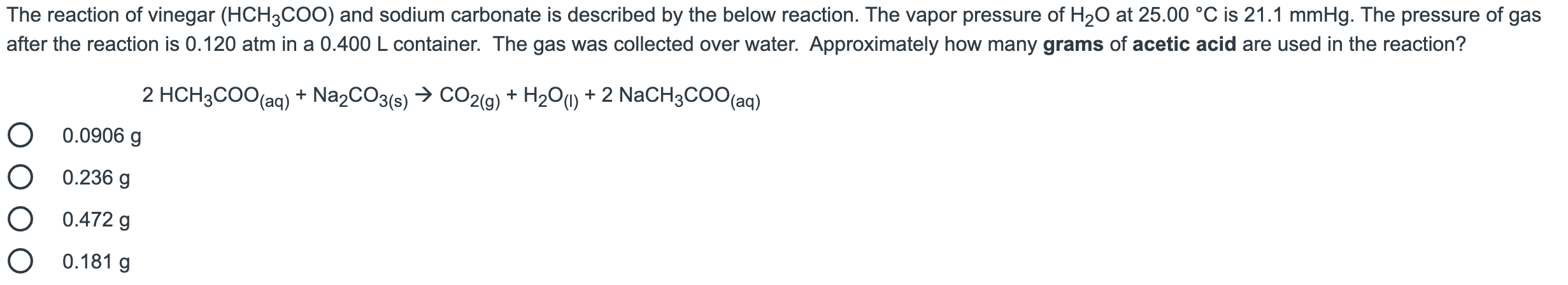 Solved Use the following information to answer this | Chegg.com