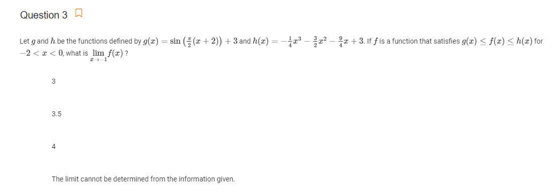 Solved Question 3 A Let G And H Be The Functions Defined Chegg Com