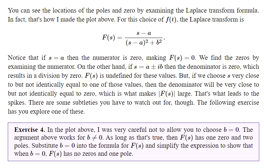 Solved You can see the locations of the poles and zero by | Chegg.com