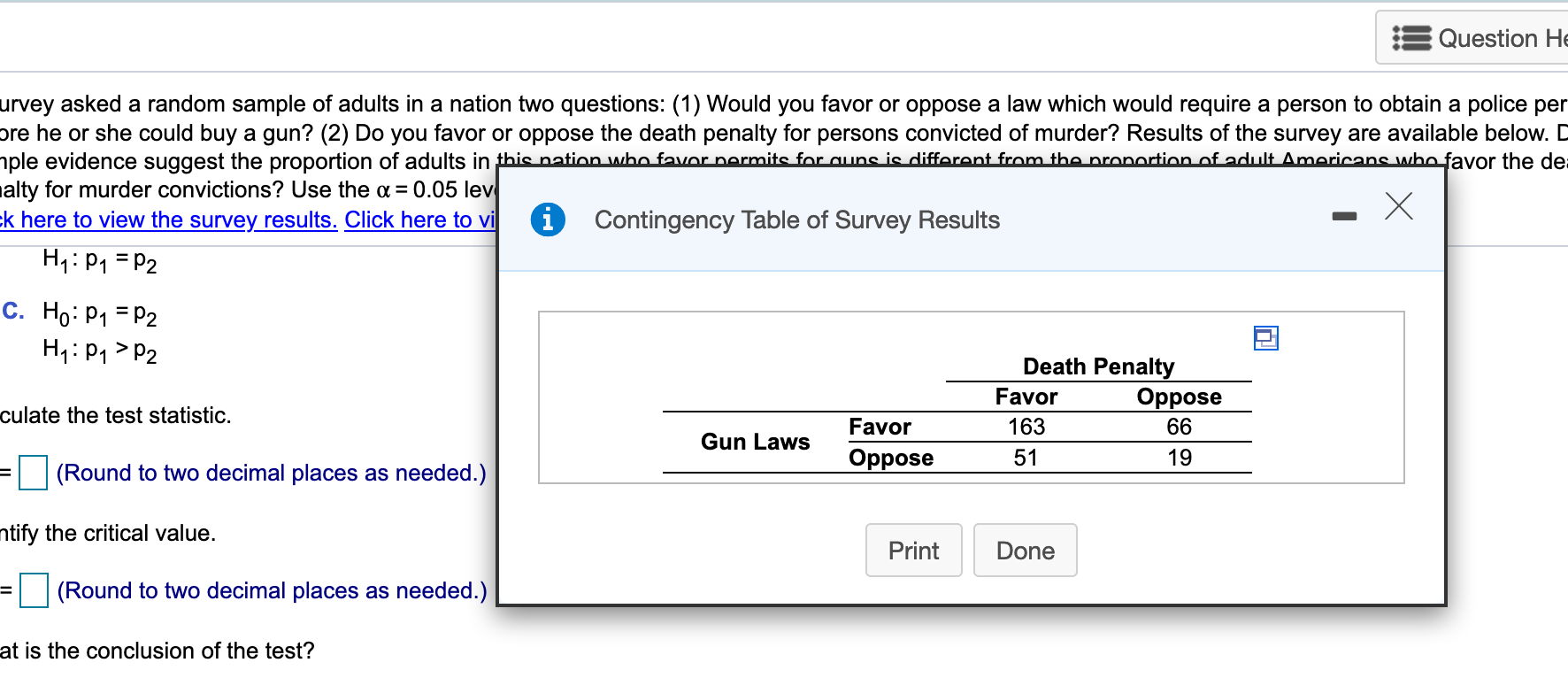Solved Question Help A survey asked a random sample of | Chegg.com