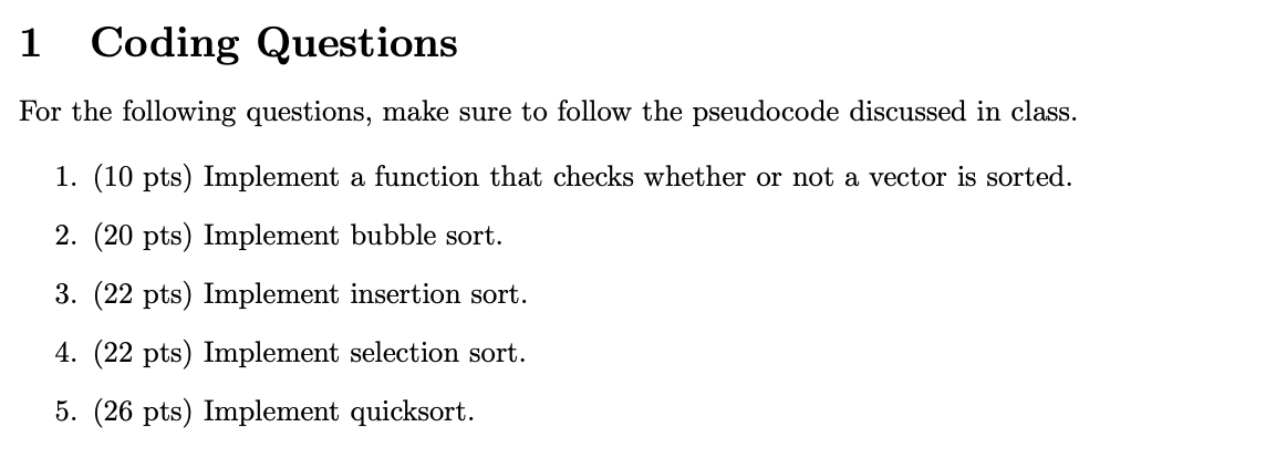 Solved Code in c++. include all the parts 1 and 2 is a | Chegg.com