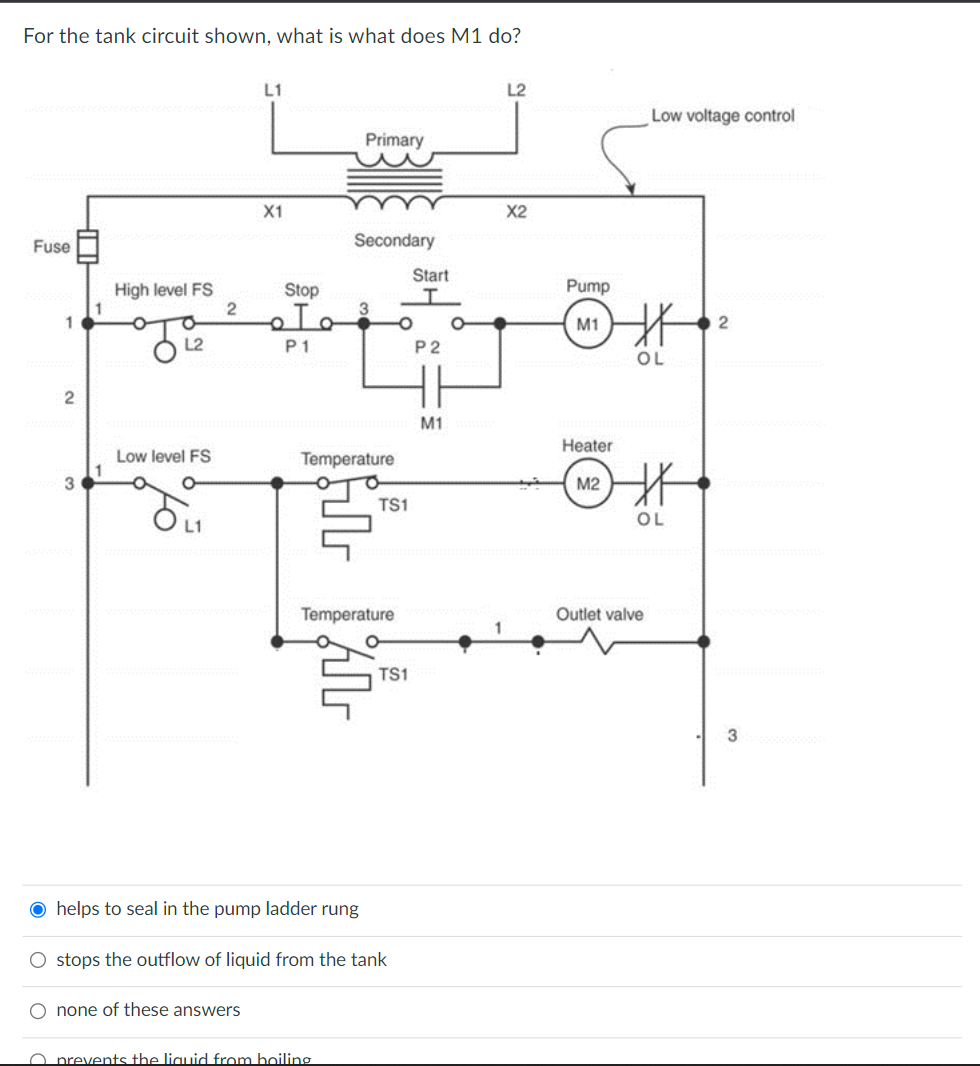 Solved For the tank circuit shown, what is what does M1 do? | Chegg.com