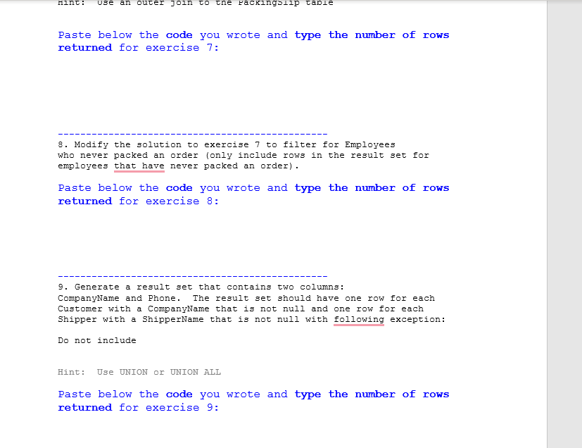 6. Write a SELECT statement that returns three | Chegg.com