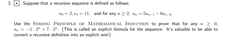 Solved ⋆ Suppose that a recursive sequence is defined as | Chegg.com