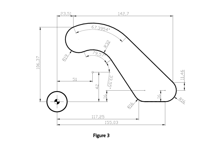 Generate the NC part program for the part shown in | Chegg.com