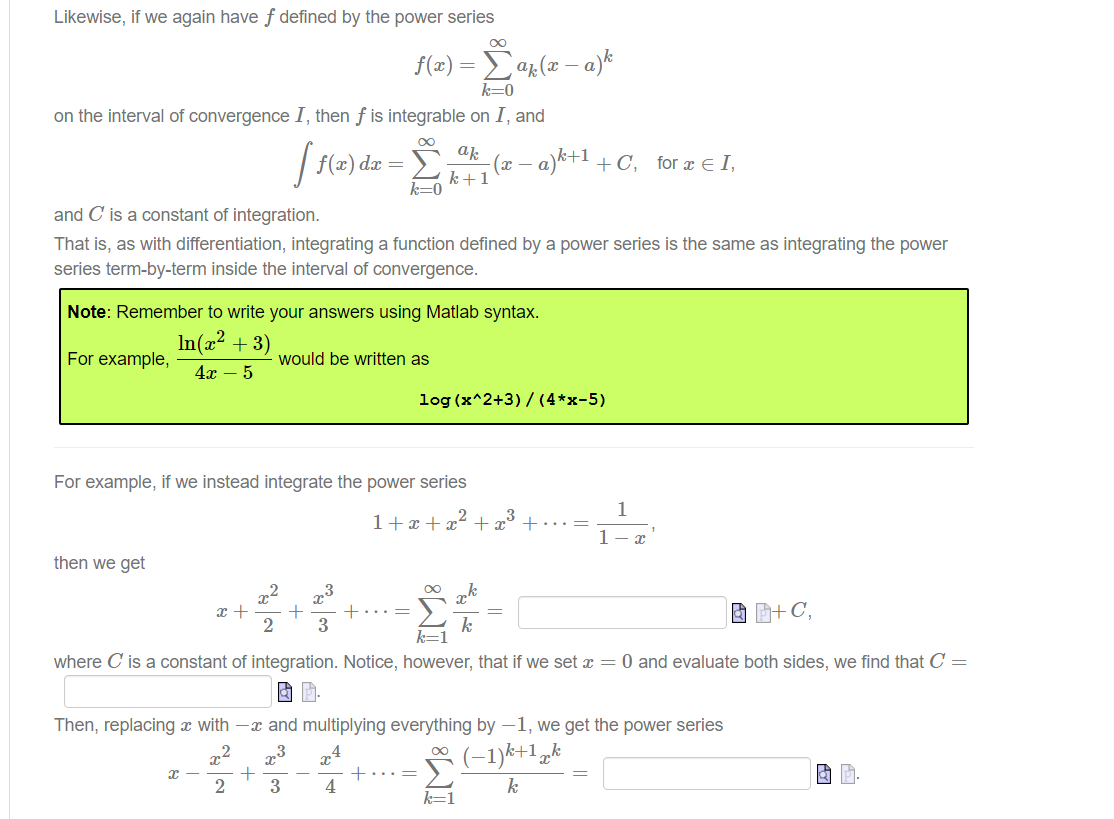 Solved Likewise, if we again have f defined by the power | Chegg.com