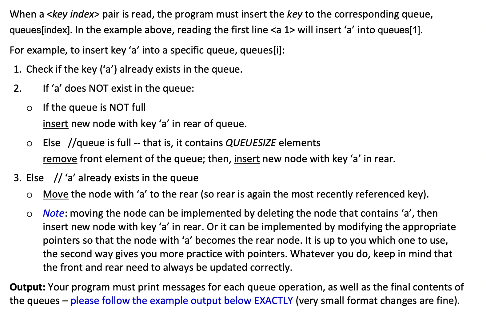 Solved in C++, need to use single linked list for priority | Chegg.com