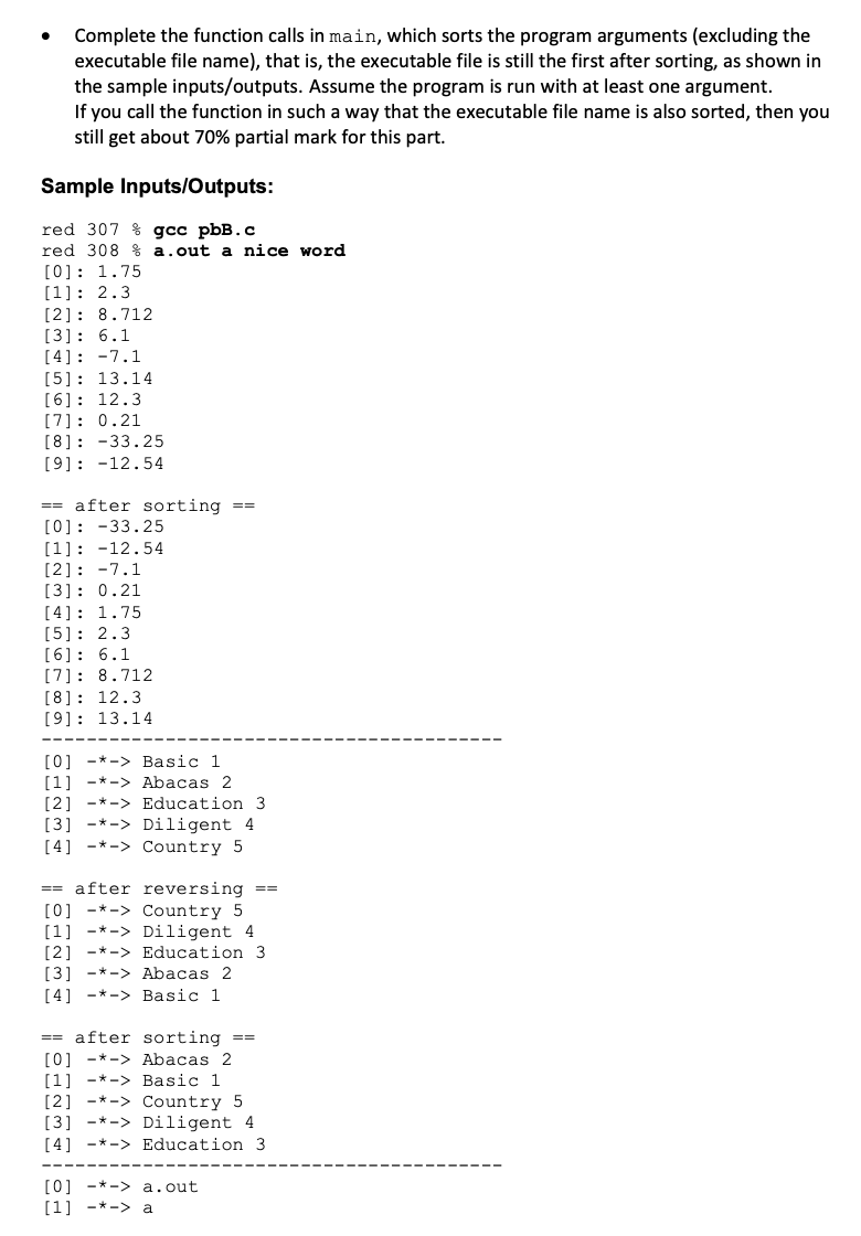 Solved Please solve this code in C programming language | Chegg.com