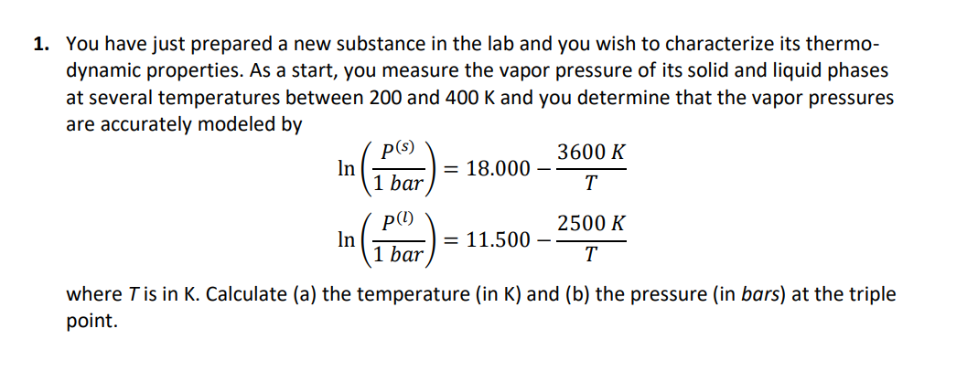 Solved You have just prepared a new substance in the lab and | Chegg.com