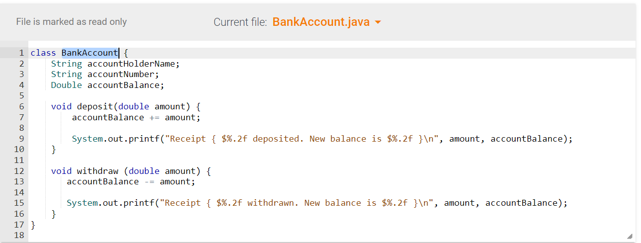 13.22 basic bank account (individual assignment)