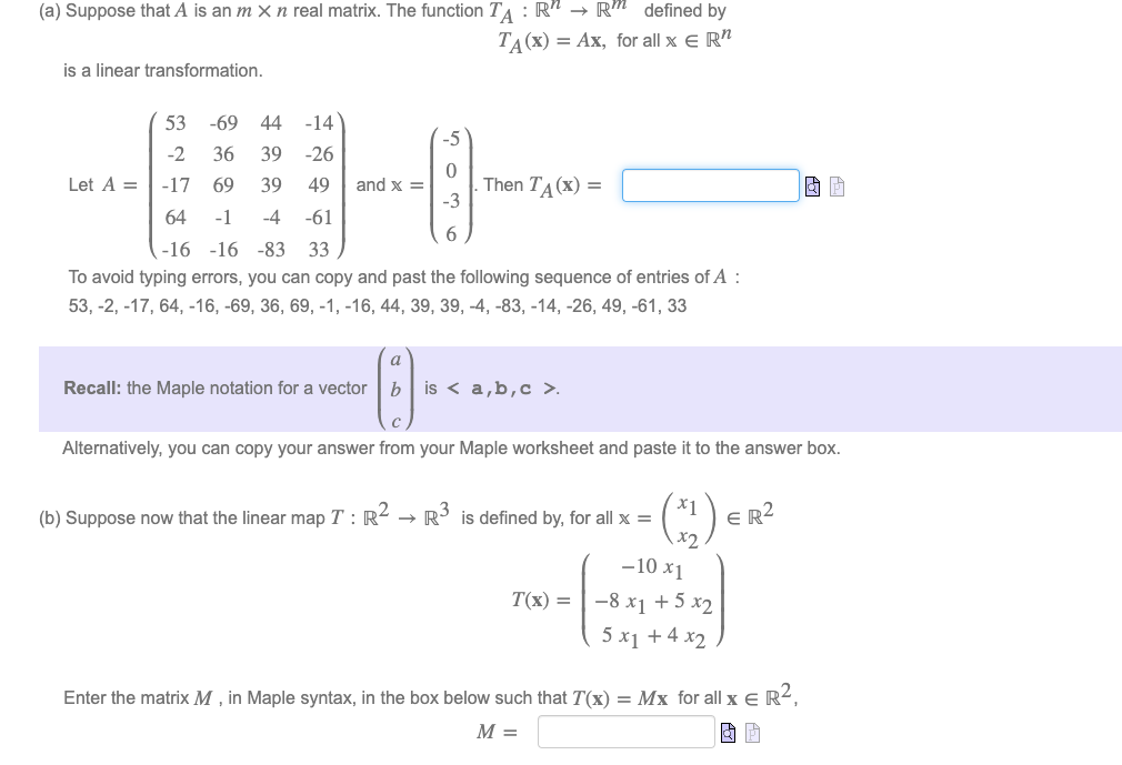 Solved Hi, would you be able to answer with full maple code | Chegg.com