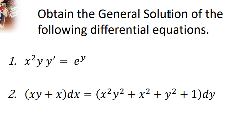 Solved Obtain the General Solution of the following | Chegg.com