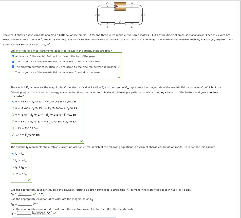 Solved The Circuit Shown Above Consists Of A Single Battery, | Chegg.com