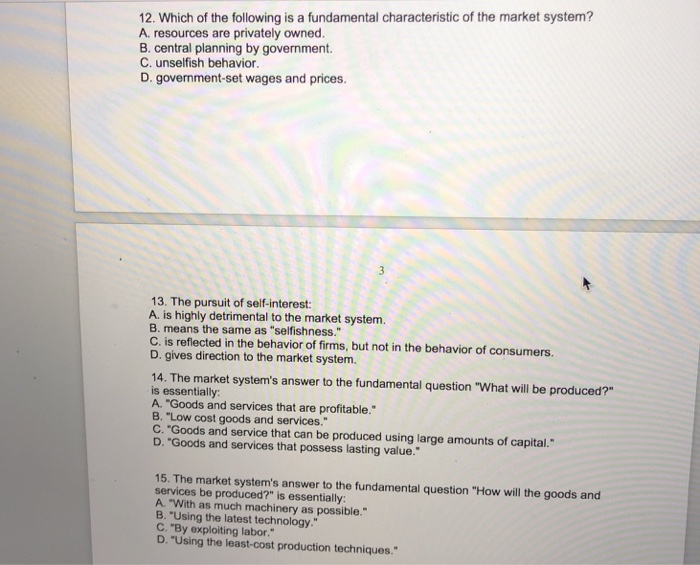 Solved 12. Which of the following is a fundamental | Chegg.com