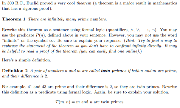 Solved Rewrite the conjecture, definition or theorem using | Chegg.com