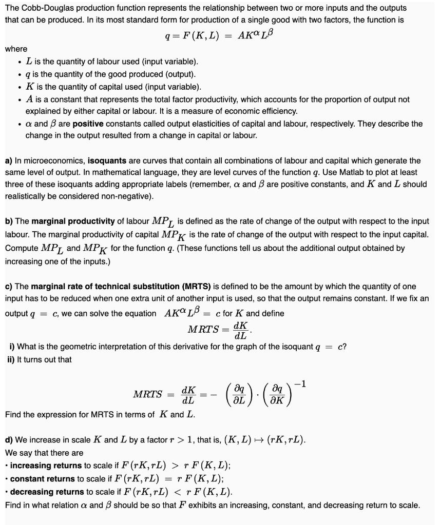 solved-the-cobb-douglas-production-function-represents-the-chegg