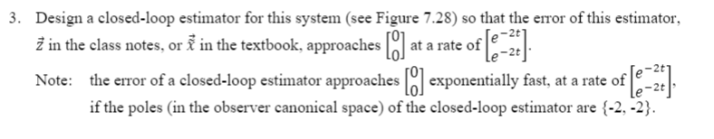 Solved Consider the system as expressed in state matrix for | Chegg.com