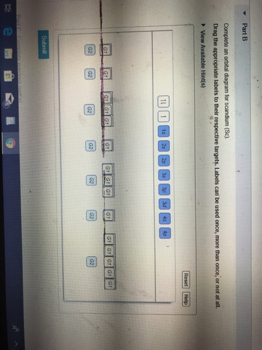 Solved Complete an orbital diagram for scandium (Sc). Drag