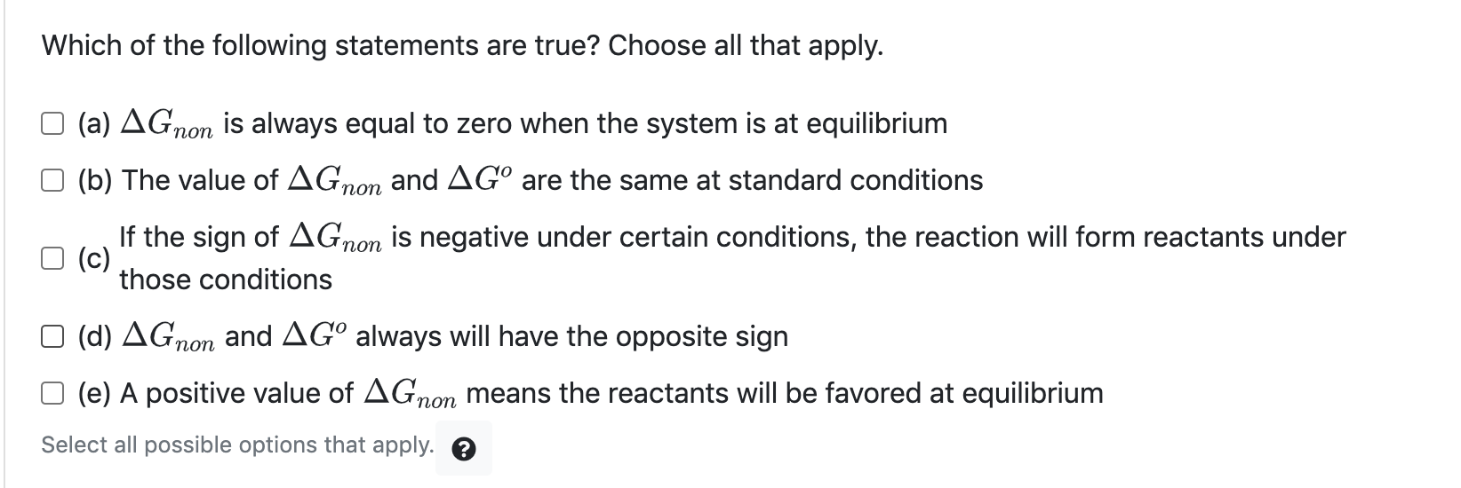 Solved Which Of The Following Statements Are True? Choose | Chegg.com