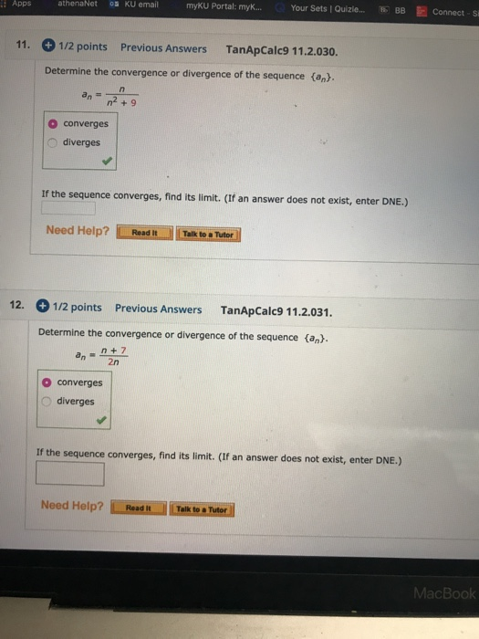 Solved im not sure how to do the 2nd part on both questions | Chegg.com