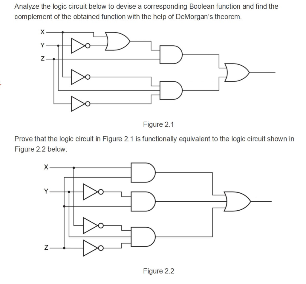 Solved Analyze the logic circuit below to devise a | Chegg.com