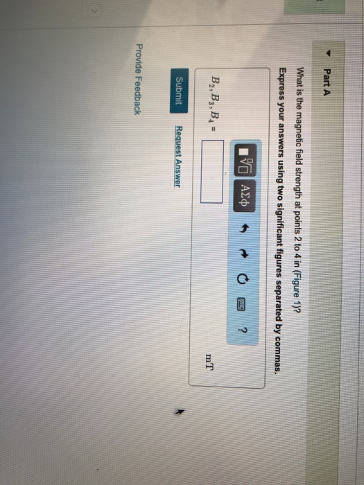 Solved Part A What is the magnetic field strength at points | Chegg.com