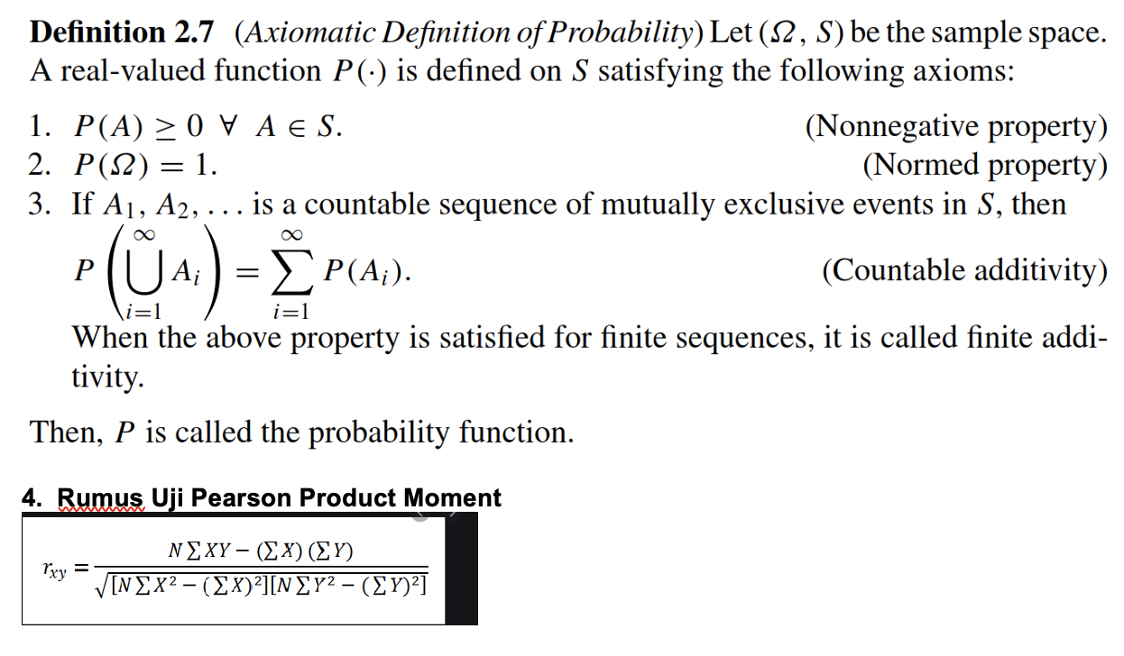 Definition 2.7 (Axiomatic Definition Of Probability) | Chegg.com