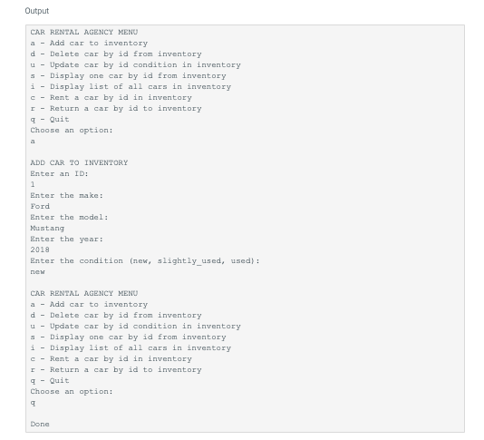 Solved Part 4 (24 Points) In main(), implement static void | Chegg.com