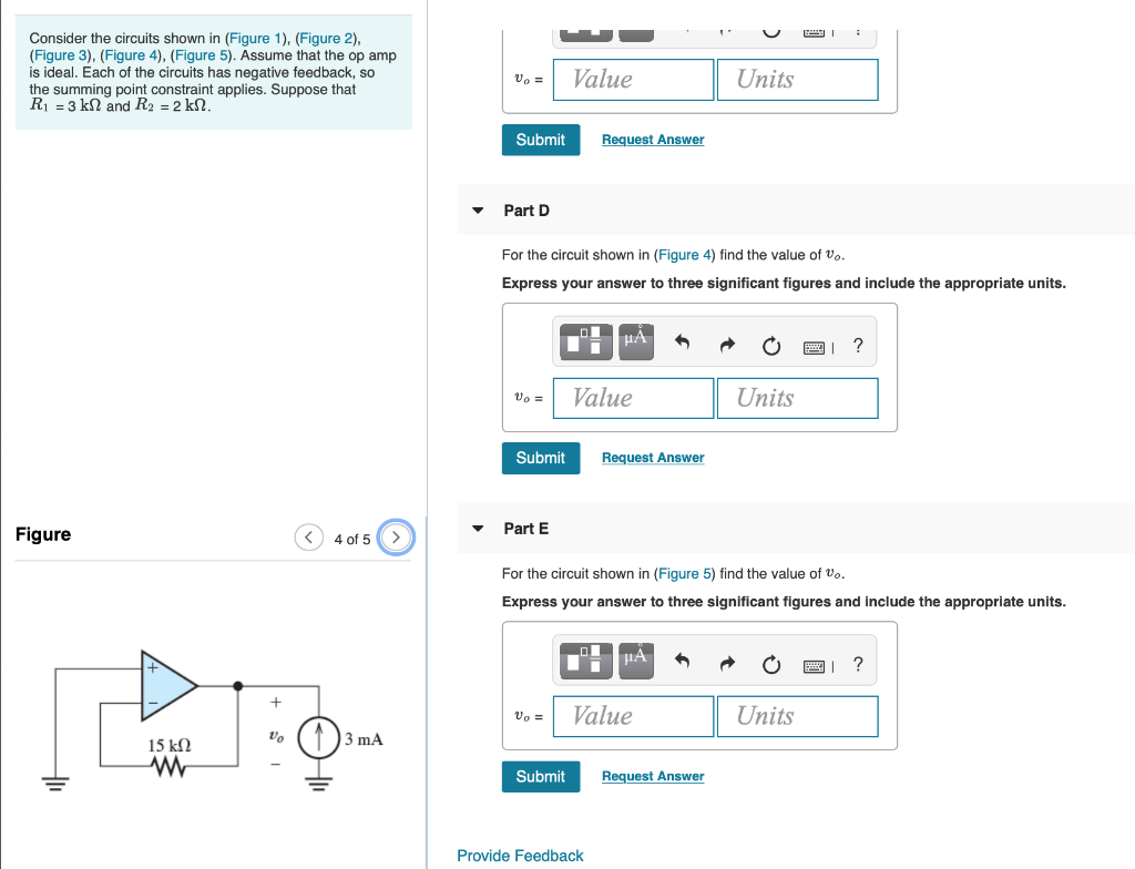 Solved Consider The Circuits Shown In (Figure 1), (Figure | Chegg.com