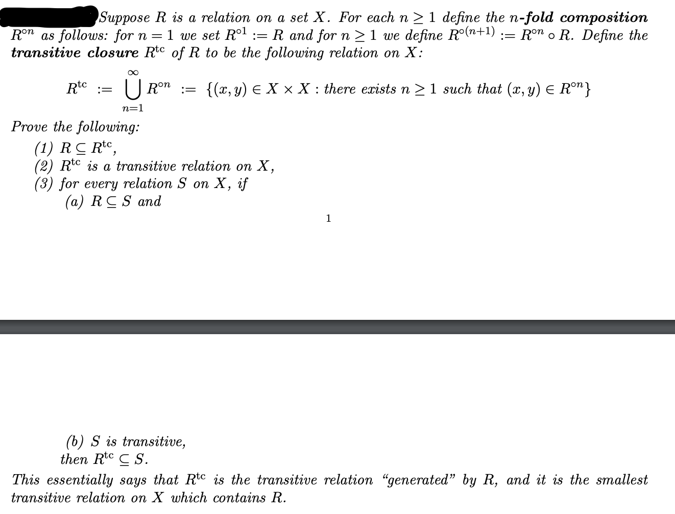 Solved Exercise 3. Let N > 1 And Suppose A, B E Z. Prove The | Chegg.com