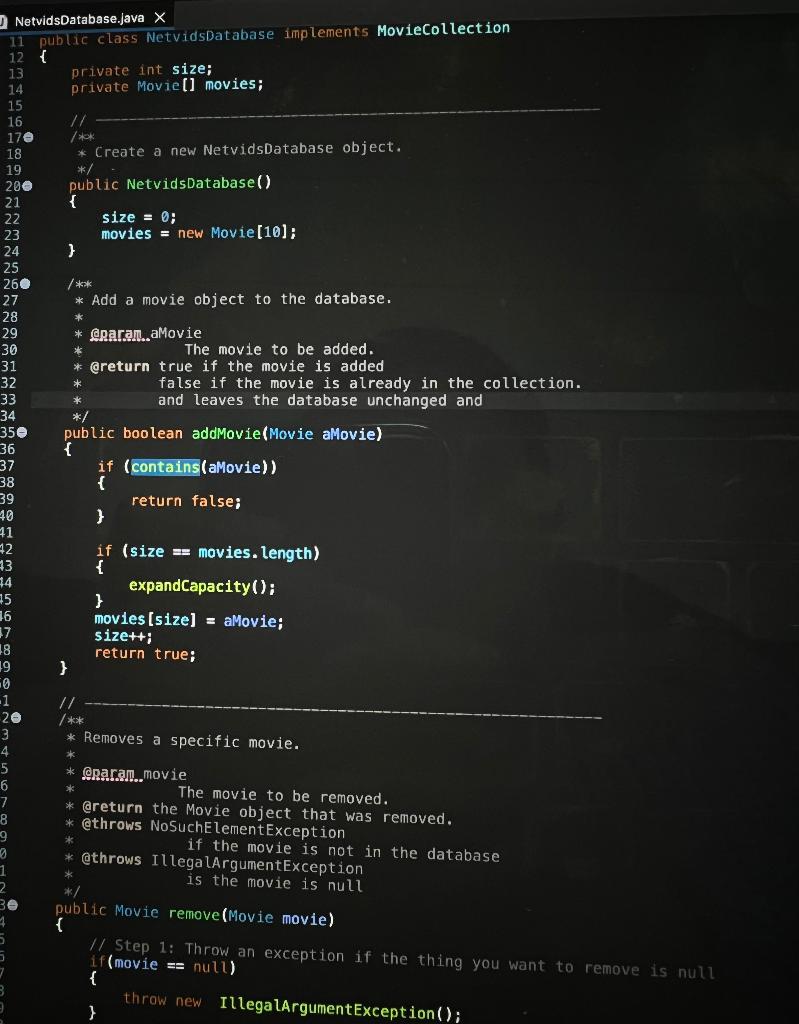 Solved how to write the test method for these ? Pls help | Chegg.com
