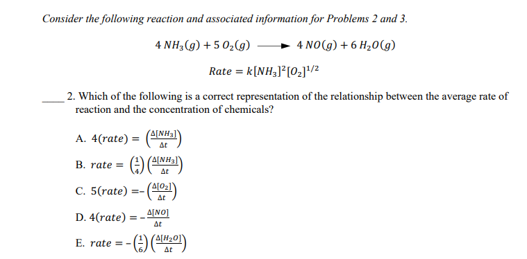 Solved Consider the following reaction and associated | Chegg.com