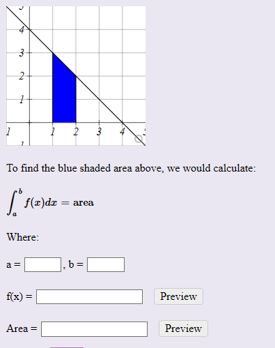 Solved To find the blue shaded area above, we would | Chegg.com