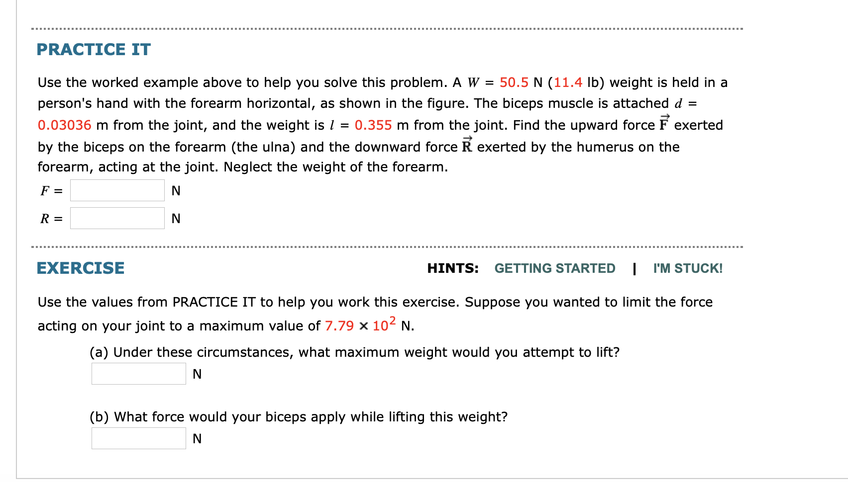 Solved PRACTICE IT Use the worked example above to help you | Chegg.com