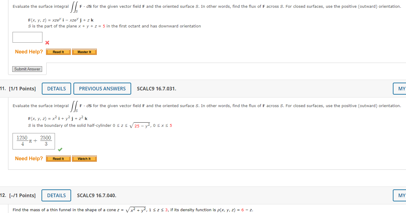 Solved F(x,y,z)=xzeyi−xzeyj+zk S is the part of the plane | Chegg.com