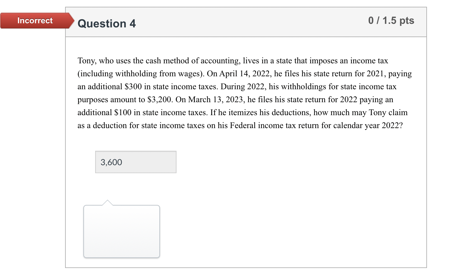Solved David received a $600 state income tax refund this | Chegg.com
