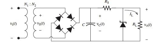 Solved Design a DC power supply that supplies a DC voltage | Chegg.com