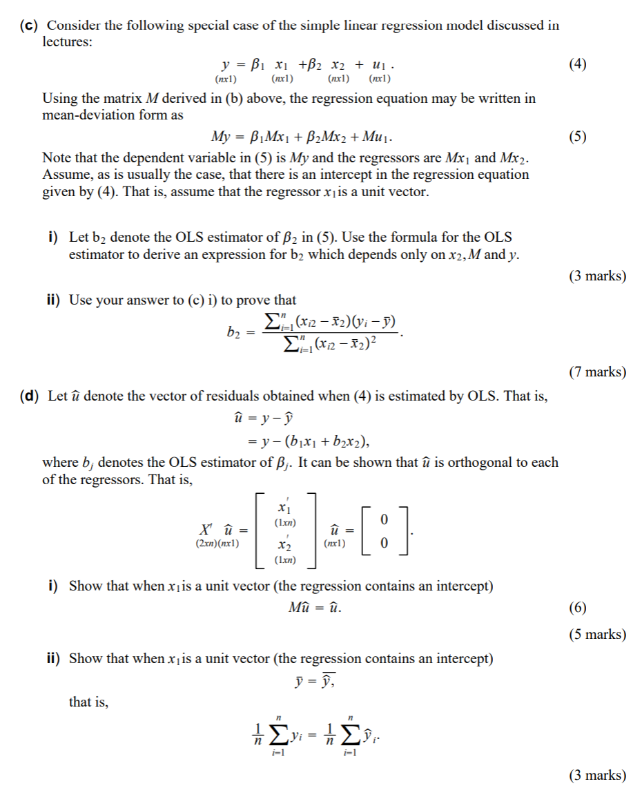 4 C Consider The Following Special Case Of The Chegg Com