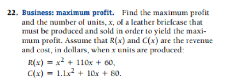 how-to-find-maximum-profit-calculus